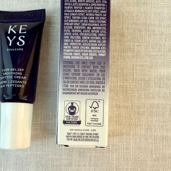 Keys Soulcare Firm Belief Smoothing Peptide Cream Travel Size - Picture 9 of 13